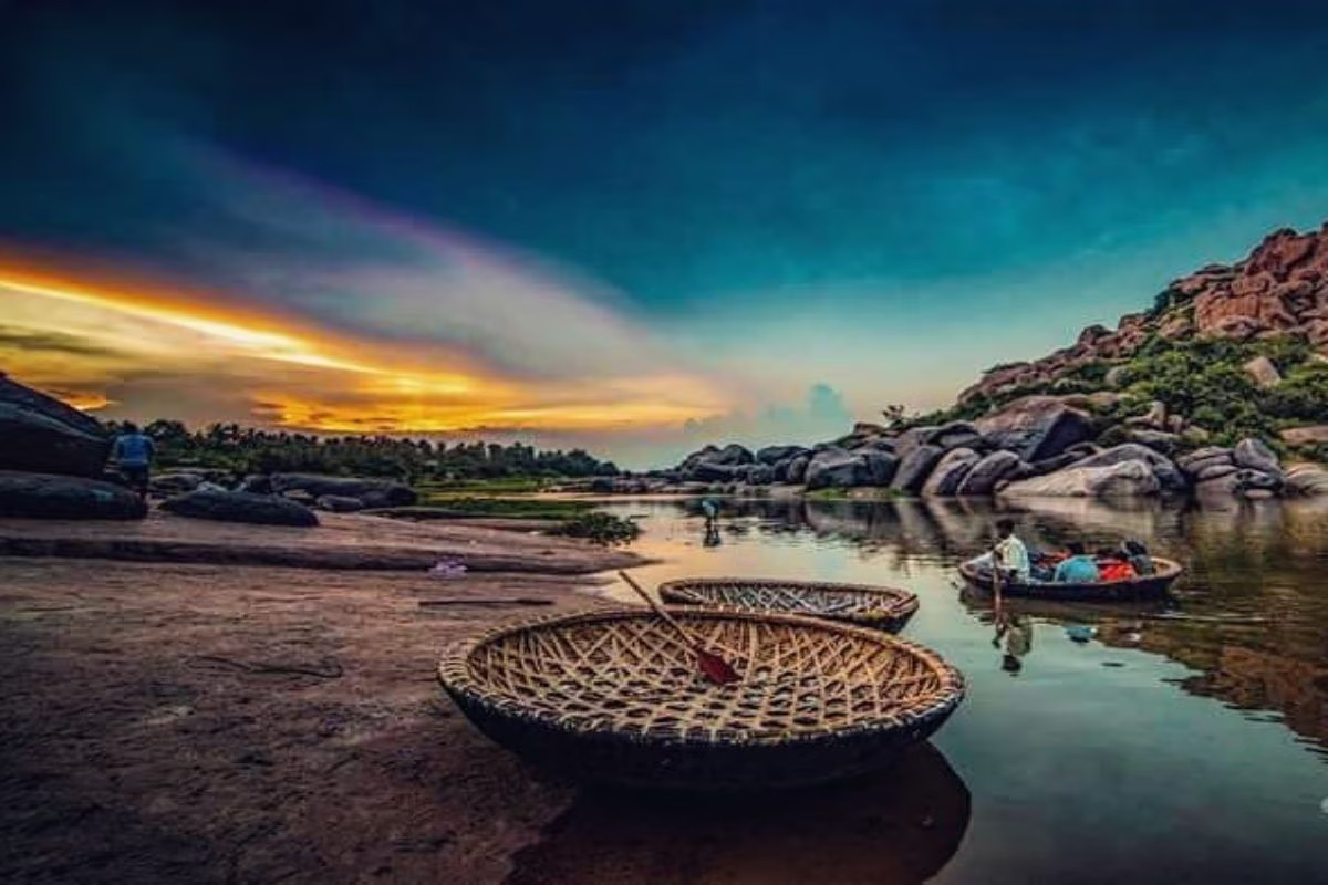 Coracle Ride, Tungabhadra River