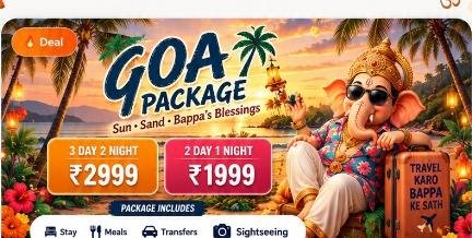 Goa Package - Travel Karo Bappa Ke Sath
