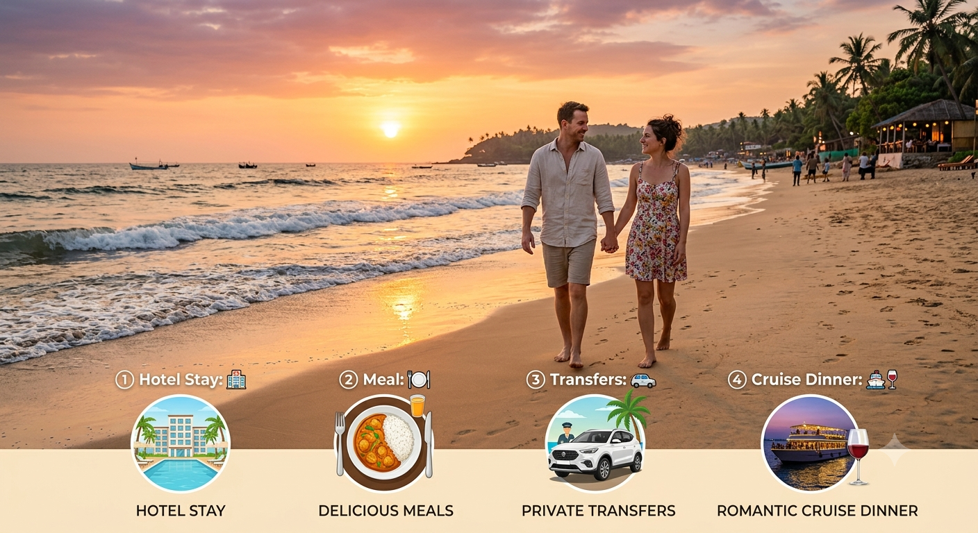 Goa 3 nights 4 days Couple tour