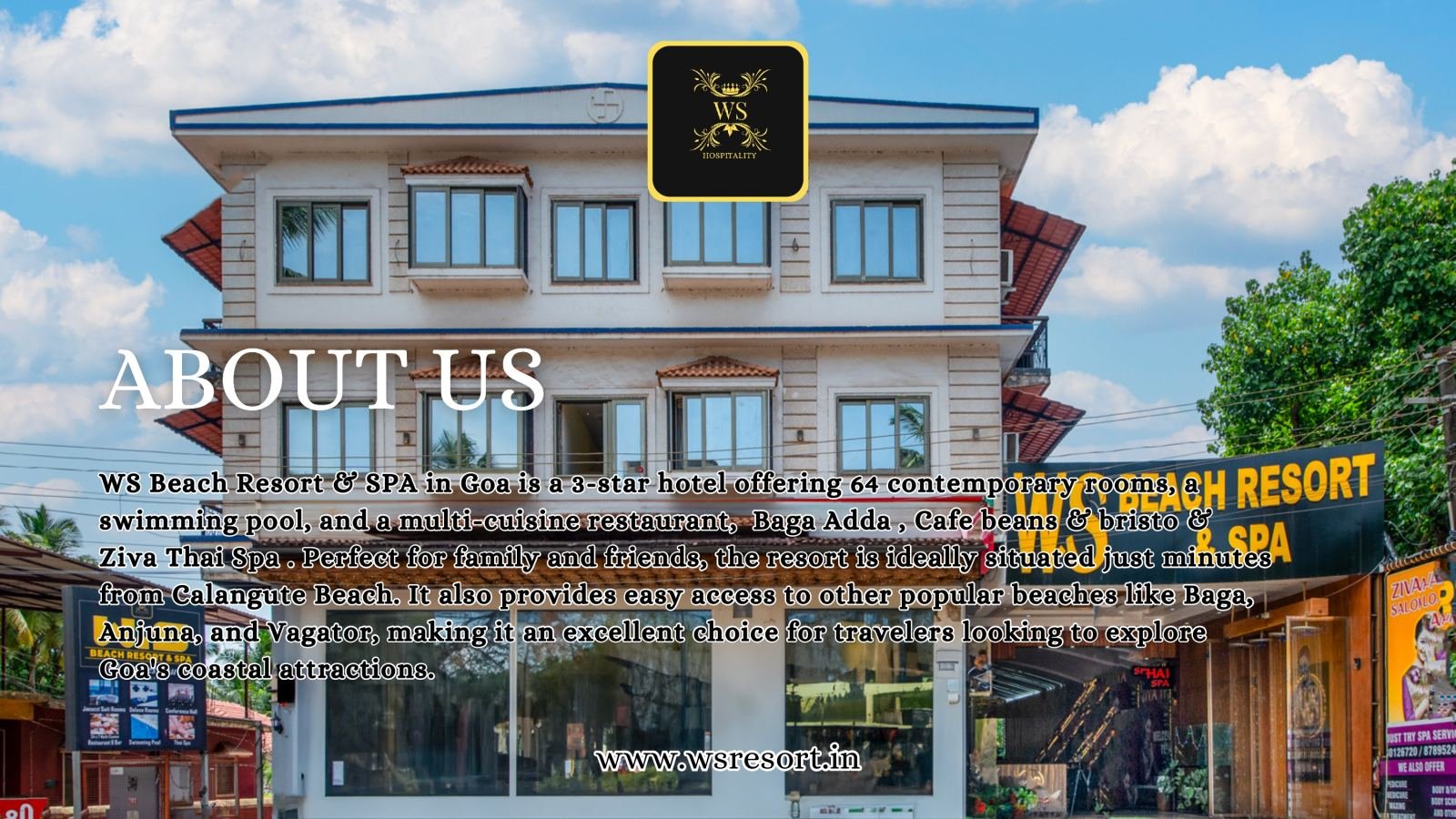 WS Beach Resort in baga beach - photo 11