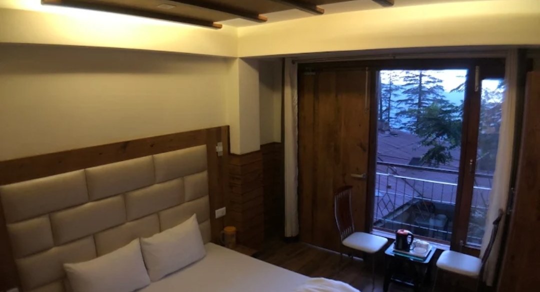 Wooden furniture private Balcony